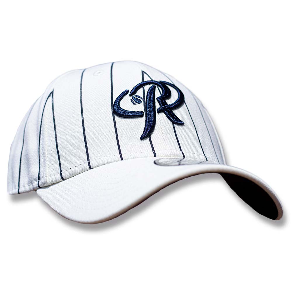 Gorra Blanca Rayada