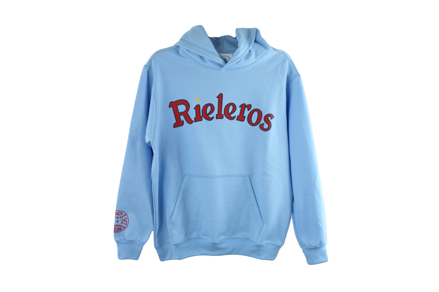 Sudadera Rieleros Azul Cielo Dama 2025