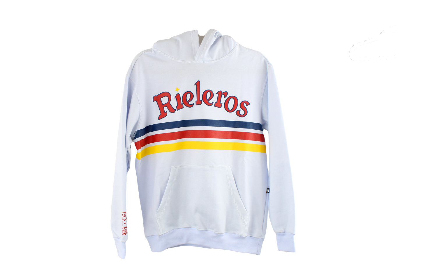 Sudadera Rieleros Blanca Caballero 2025