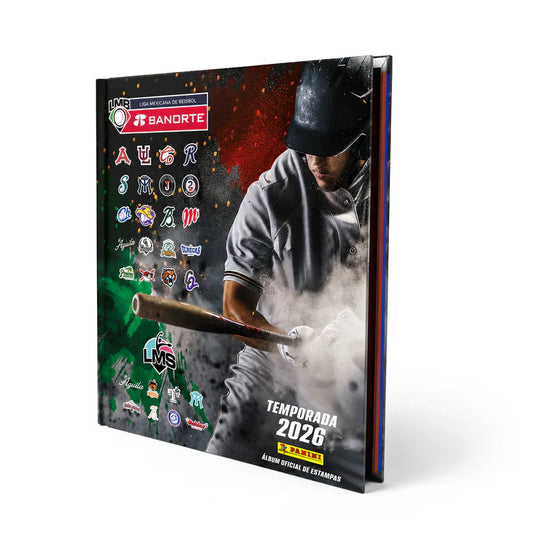 Álbum Panini 2026 LMB BANORTE Pasta Dura Oficial